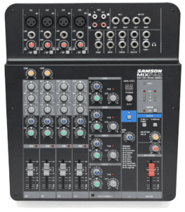 samson mixpad mxp124 how many channels via usb