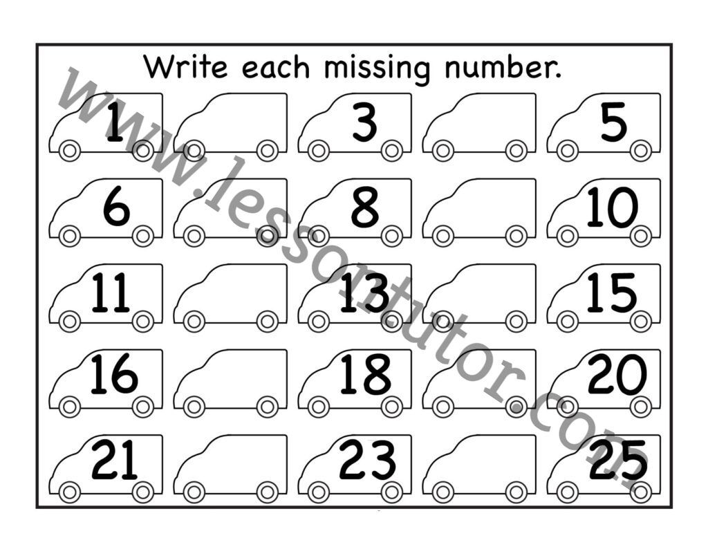 missing-numbers-1-25-worksheet-kindergarten-lesson-tutor