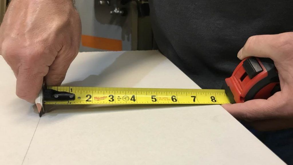 tape measure with fractions