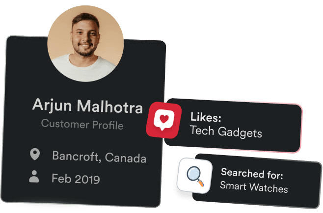 MoEngage Web Personalization Card Graphic