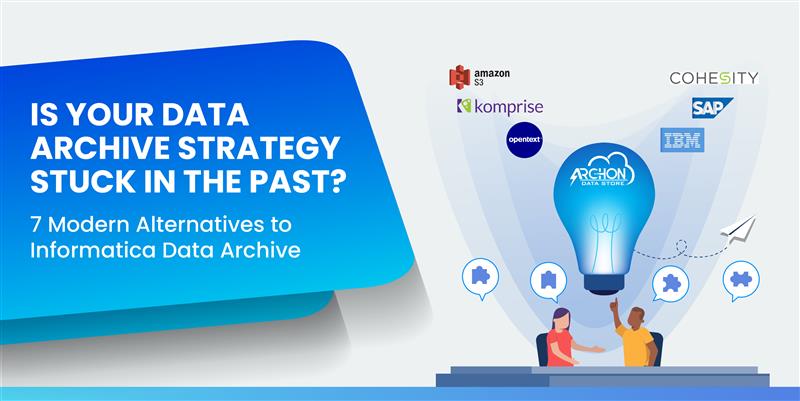 Challenges CIOs face with legacy data archiving: on-prem limits, high costs, slow batch jobs, and lack of cloud-native scalability.
