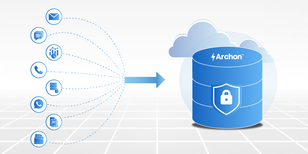 Enterprise unified archiving platform consolidating email, structured data, and documents under one governance policy