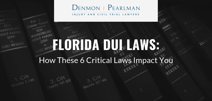 Florida DUI Laws: How These 6 Critical Laws Impact You ...