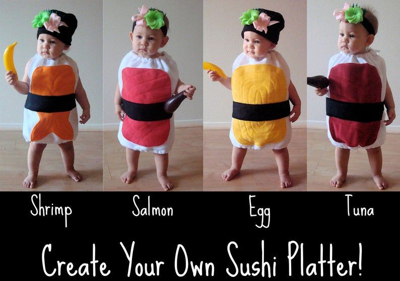 unique twin costume ideas: Sushi Twin costumes - Twin Winning