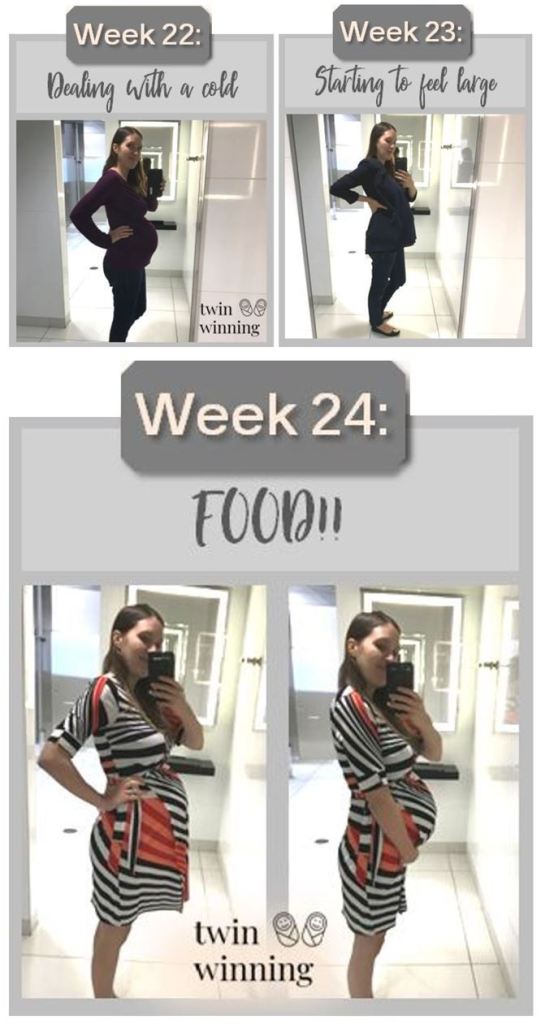 Twin Pregnancy Belly Week By Week Photos Twin Winning