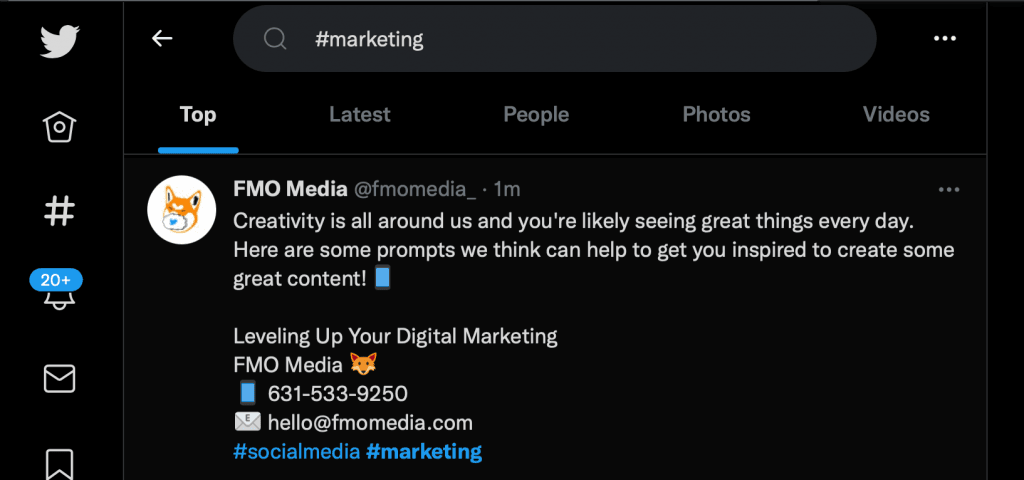 Search Tweets by Hashtag